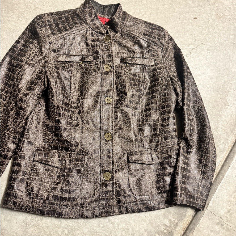 Chic Crocodile Pattern Jacket Joni B - image 3